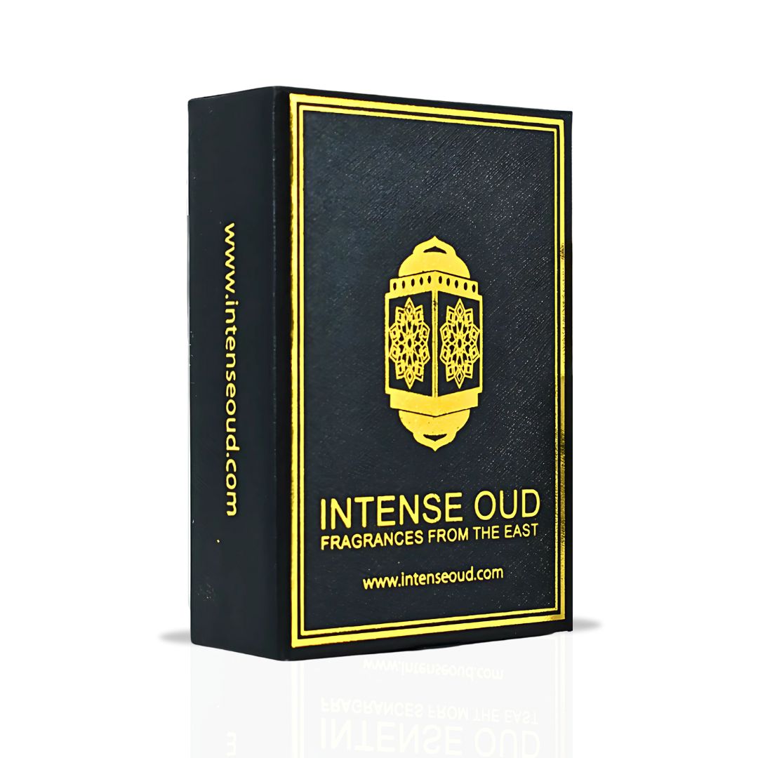 Dark Amber Perfume Oil 12ML (0.40 OZ) With Black Gift Box By Intense Oud | Floral Jasmine, Warm Amber & Creamy Vanilla.