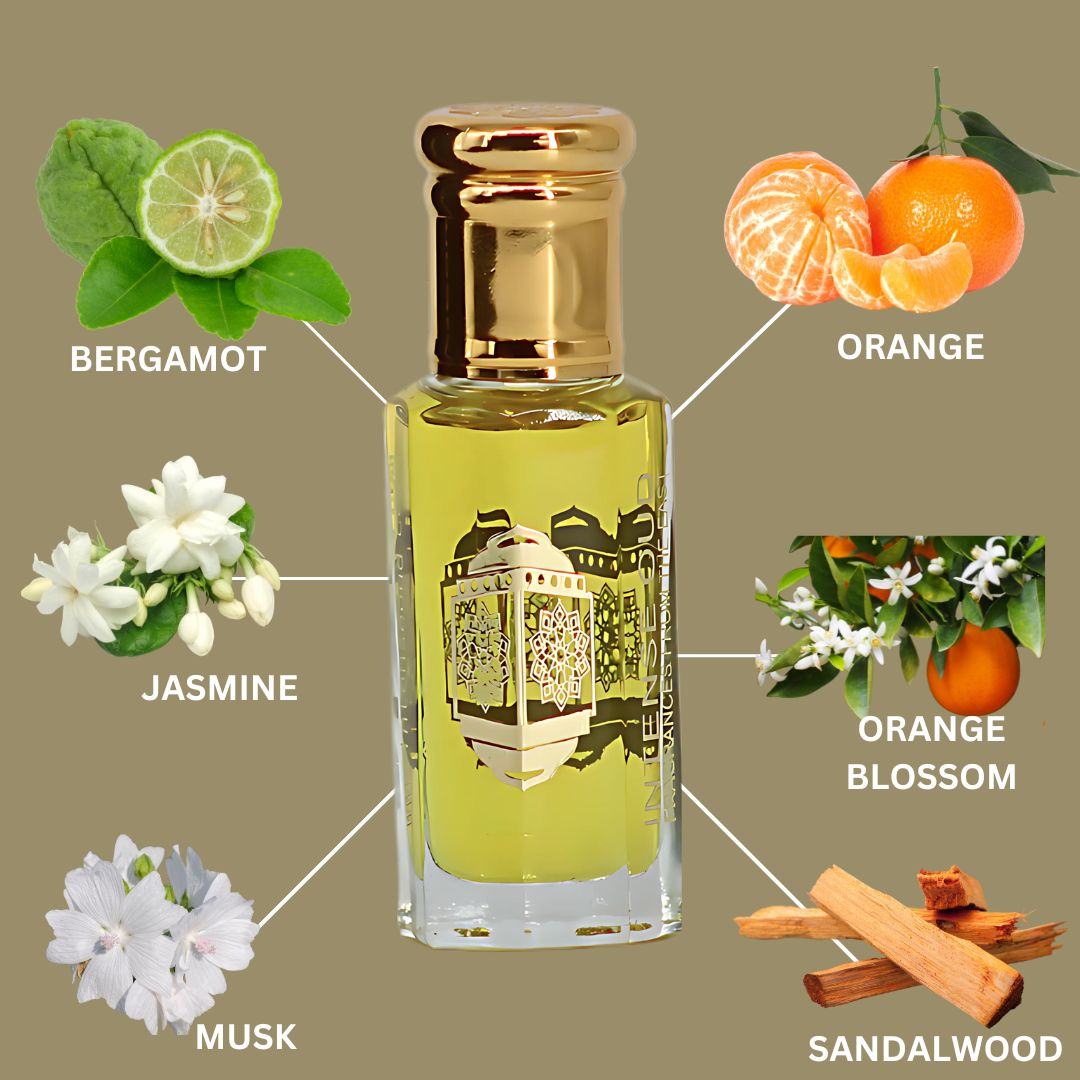 Bloom Perfume Oil 12ML (0.40 OZ) With Black Gift Box By Intense Oud | Citrusy Florals With Warm Musk & Sandalwood For An Elegant Finish.