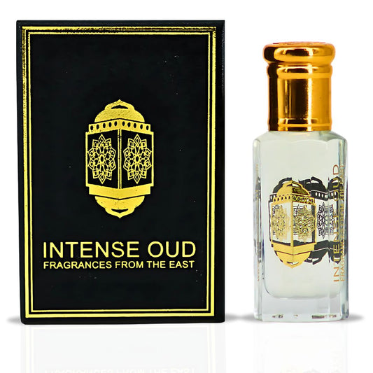 Vanilla Rose Perfume Oil 12ML (0.40 OZ) With Black Gift Box By Intense Oud | Turkish Rose & Creamy Vanilla With A Musky Base.