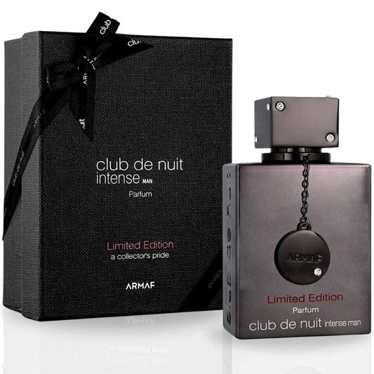 Armaf Club De Nuit Intense Man Limited Edition Pure Parfum EDP gift box with 105ml bottle and packaging.