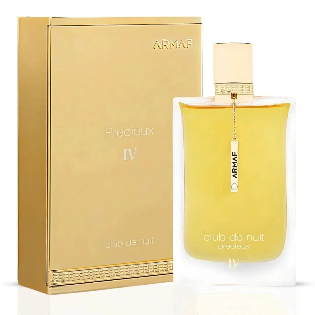 Armaf Club de Nuit Précieux IV Extrait de Parfum EDP 55ml bottle on a neutral background