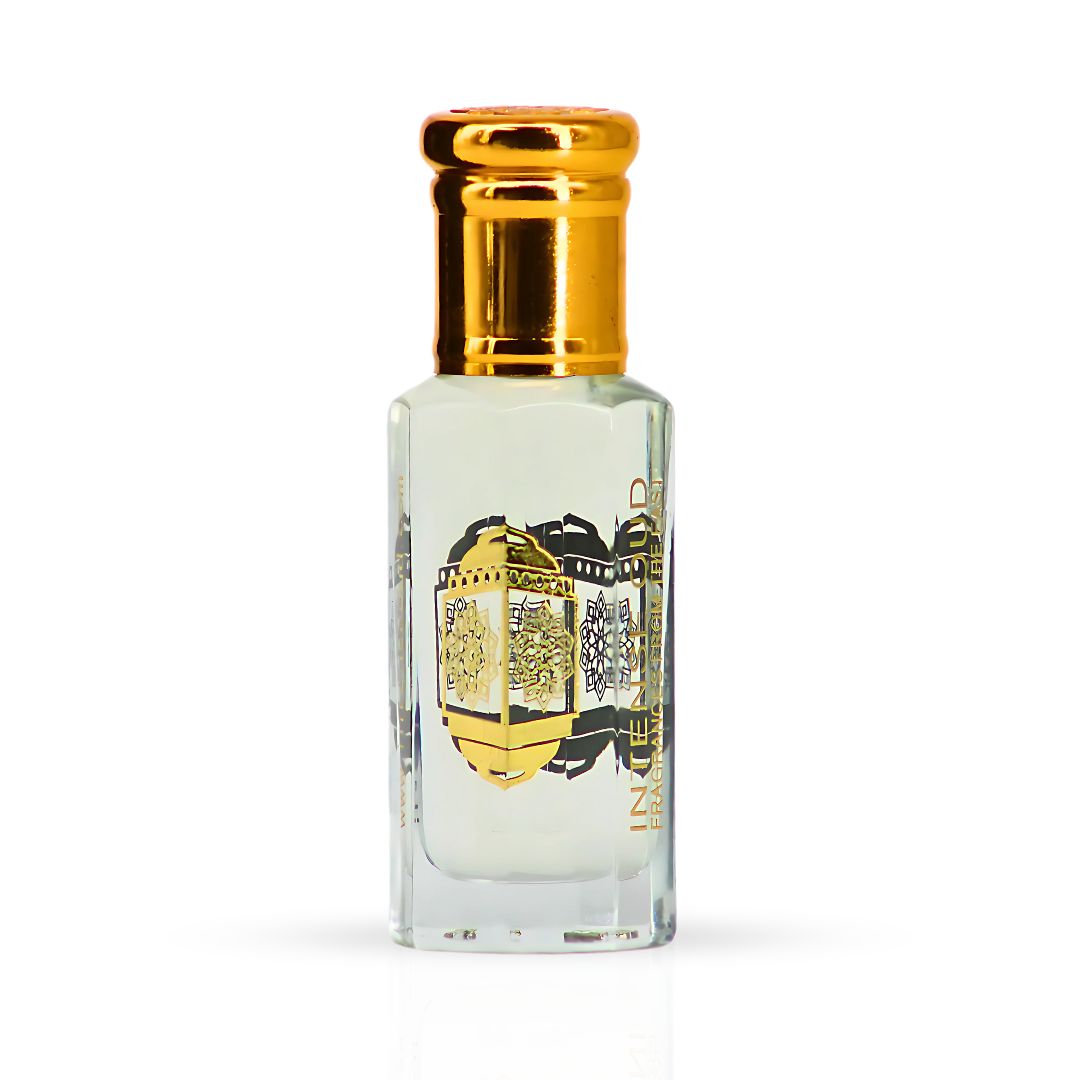 Vanilla Rose Perfume Oil 12ML (0.40 OZ) With Black Gift Box By Intense Oud | Turkish Rose & Creamy Vanilla With A Musky Base.