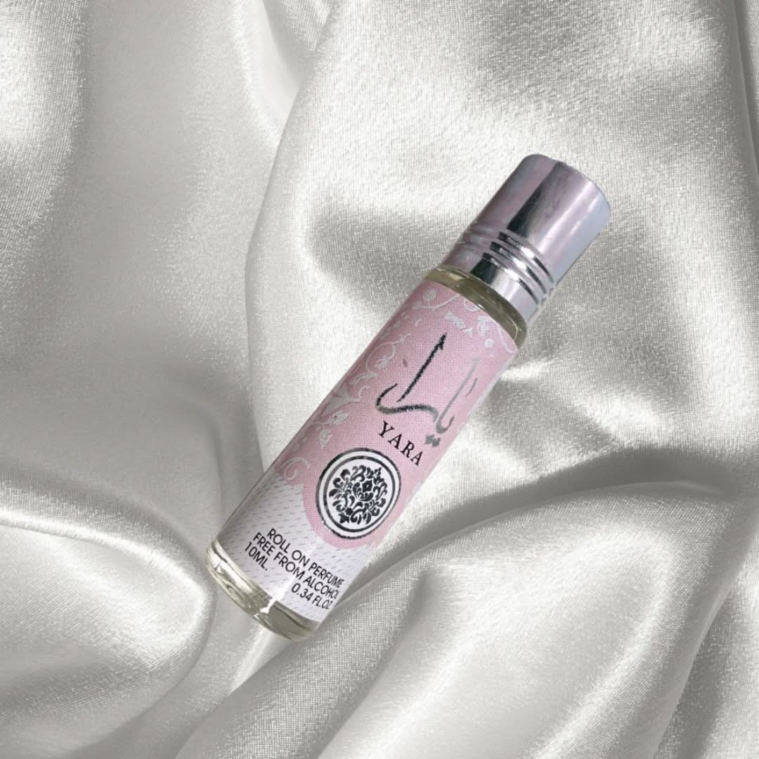 Yara Roll On Perfume Oil by Ard Al Zaafaran, 10ml concentrated perfume oil in a sleek roll-on bottle.