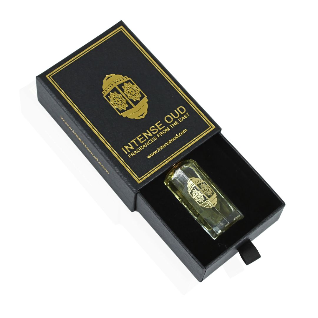 Rouje Perfume Oil 12ML (0.40 OZ) With Black Gift Box By Intense Oud | Sweet Red Fruits & Saffron With A Woody Base.