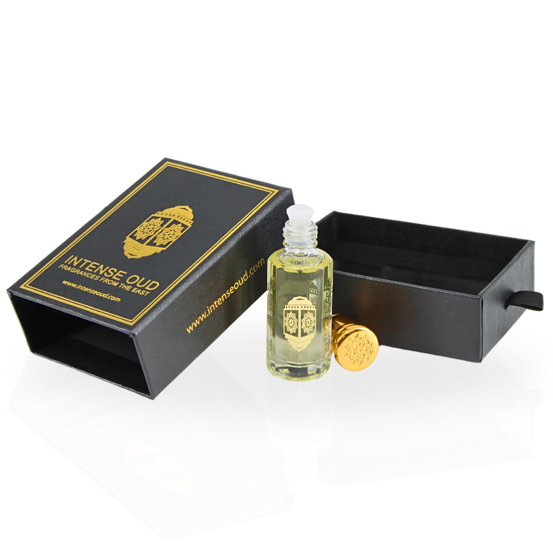 Attar Al Wardat Perfume Oil 12ML (0.40 OZ) With Black Gift Box By Intense Oud | Fresh Rose & Bright Bergamot With A Woody Finish.
