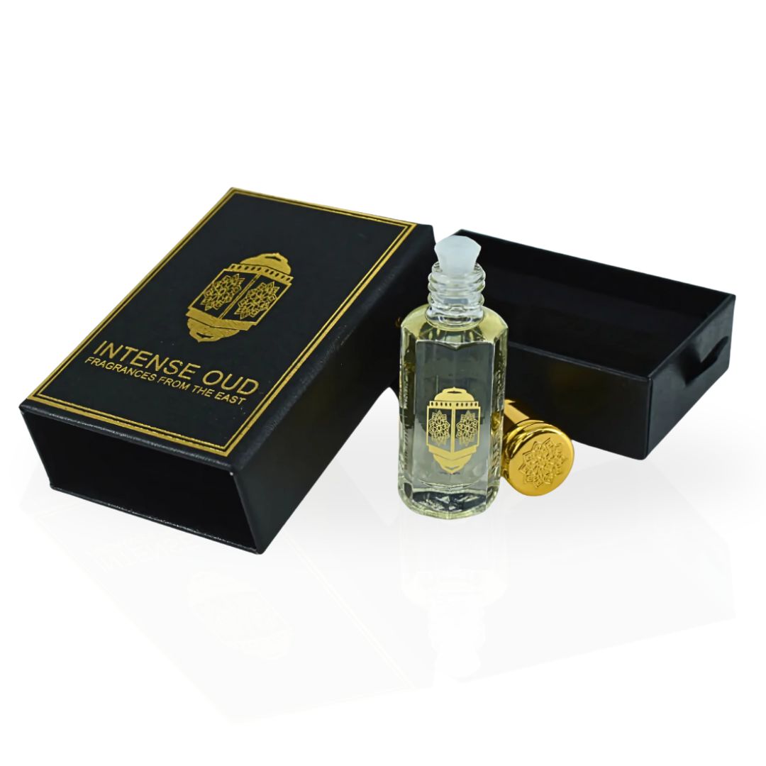 Woody Vanilla Perfume Oil 12ML (0.40 OZ) With Black Gift Box By Intense Oud | Sweet vanilla, Soft Sandalwood & Rich Oud.