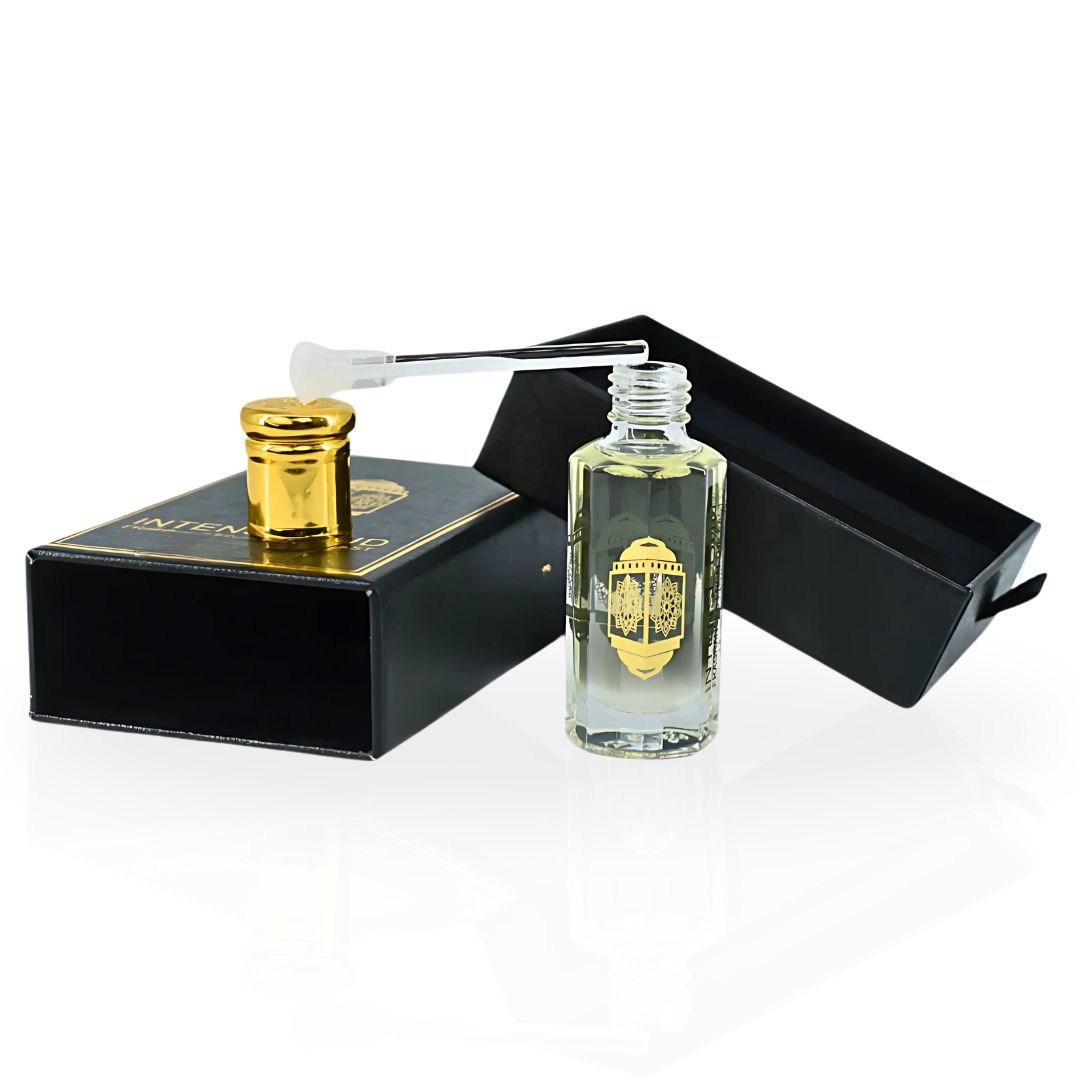 Woody Vanilla Perfume Oil 12ML (0.40 OZ) With Black Gift Box By Intense Oud | Sweet vanilla, Soft Sandalwood & Rich Oud.