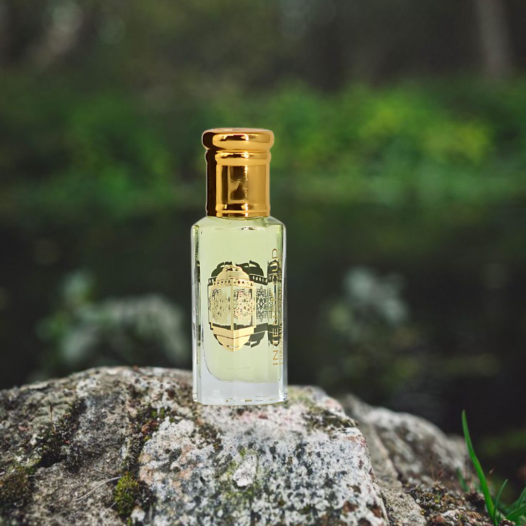 Amber Rose Perfume Oil 12ML (0.40 OZ) With Black Gift Box By Intense Oud | A Fresh Mix Of Rose, Bright Citrus Softened By Amber & Musk.