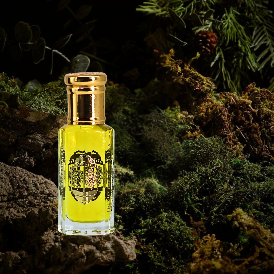 Santal Wood Perfume Oil 12ML (0.40 OZ) With Black Gift Box By Intense Oud | Rich Sandalwood, Vetiver & Luxurious Oud.