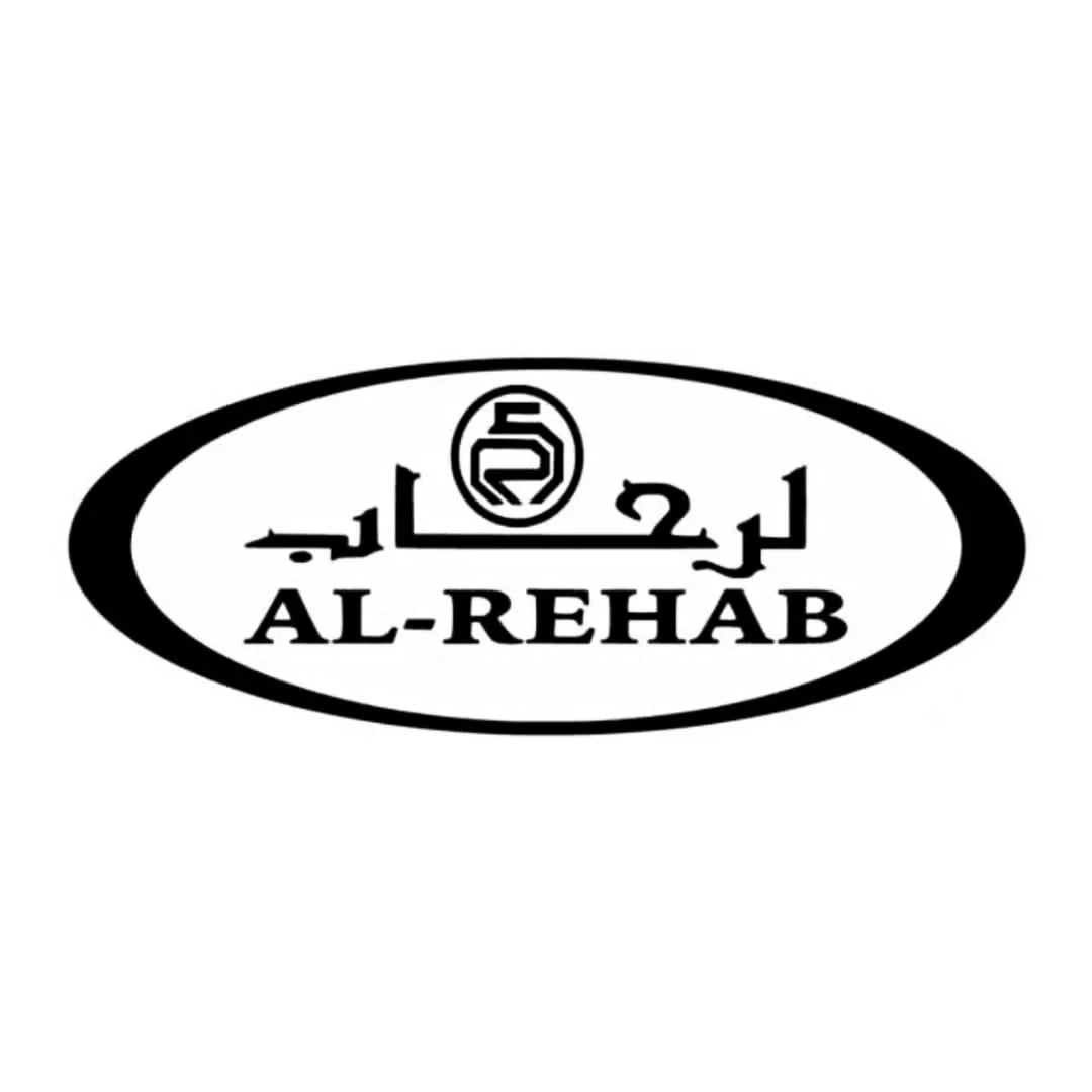 Al Rehab Choco Musk Marshmallow Eau De Parfum spray 50ml with velvet pouch, featuring the brand logo on the bottle.