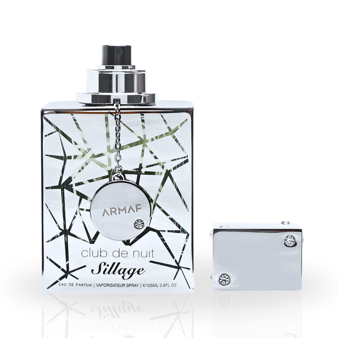 Armaf Club De Nuit Sillage Eau de Parfum spray 105ml bottle, featuring sleek packaging and elegant design.