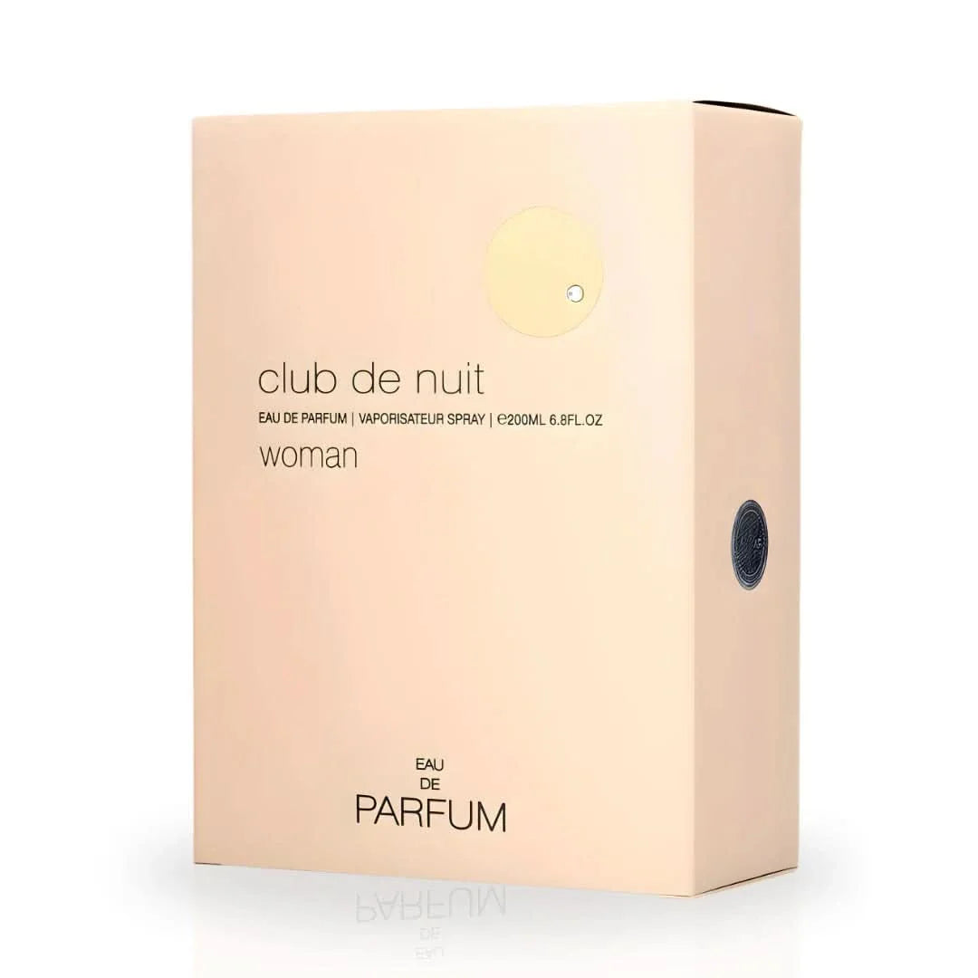Armaf Club De Nuit Women Eau de Parfum spray 200ml bottle, elegant perfume with floral and woody notes.